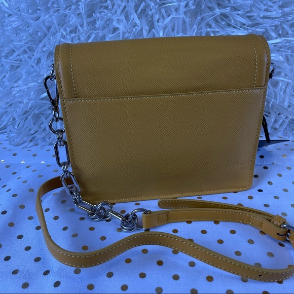Ermanno Scervino Ocher Color Crossbody Handbag - Picture 4 of 4
